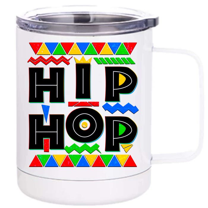 Retro 90's Hip Hop Front & Back 12oz Stainless Steel Tumbler Cup