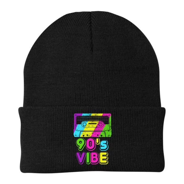 Retro 90's Vibe Vintage Knit Cap Winter Beanie