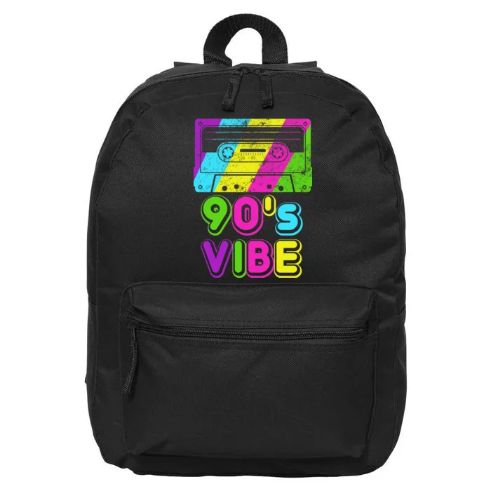 Retro 90's Vibe Vintage 16 in Basic Backpack