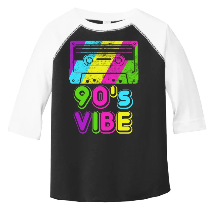 Retro 90's Vibe Vintage Toddler Fine Jersey T-Shirt