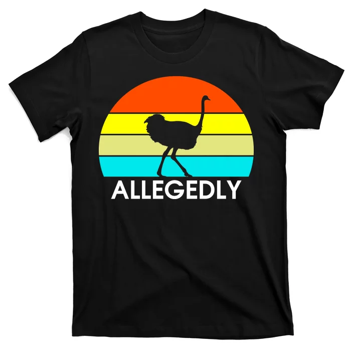 Retro Allegedly Ostrich Vintage T-Shirt