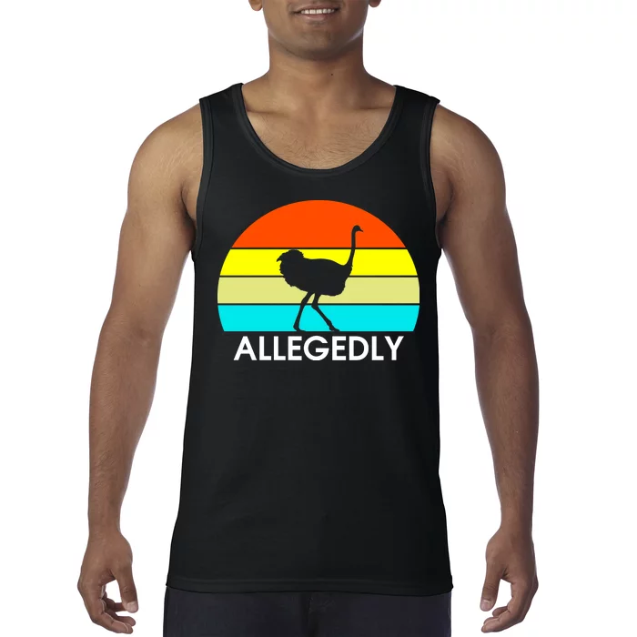 Retro Allegedly Ostrich Vintage Tank Top