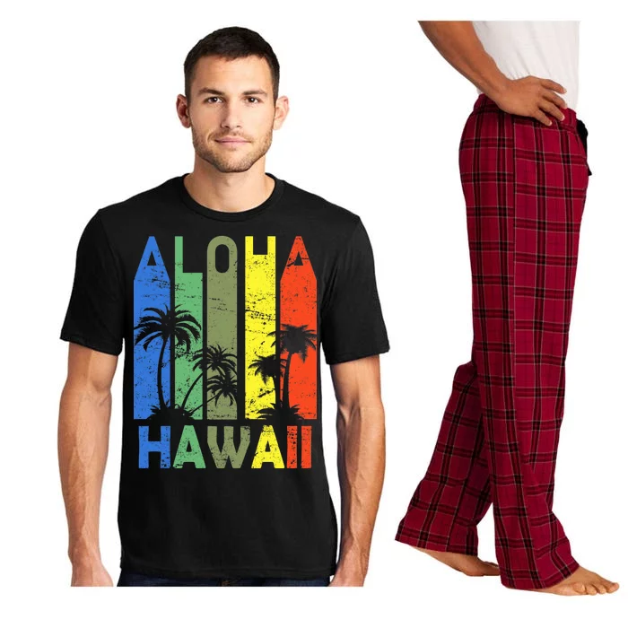 Retro Aloha Hawaii Logo Pajama Set