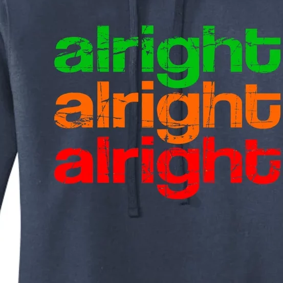 Retro Alright Logo Women's Pullover Hoodie