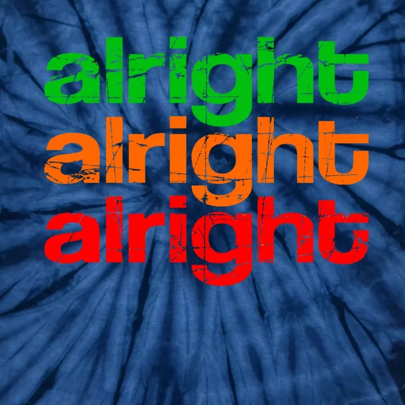 Retro Alright Logo Tie-Dye T-Shirt