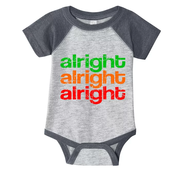 Retro Alright Logo Infant Baby Jersey Bodysuit