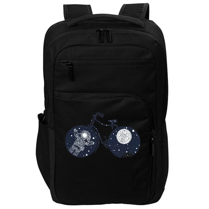 Retro Astronaut Space Bicycle Impact Tech Backpack