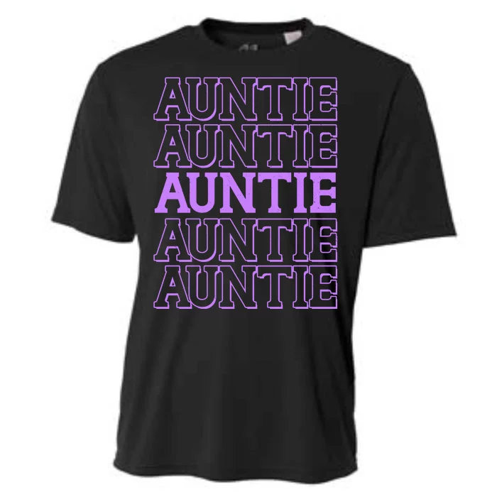 Retro Auntie Pattern Cooling Performance Crew T-Shirt