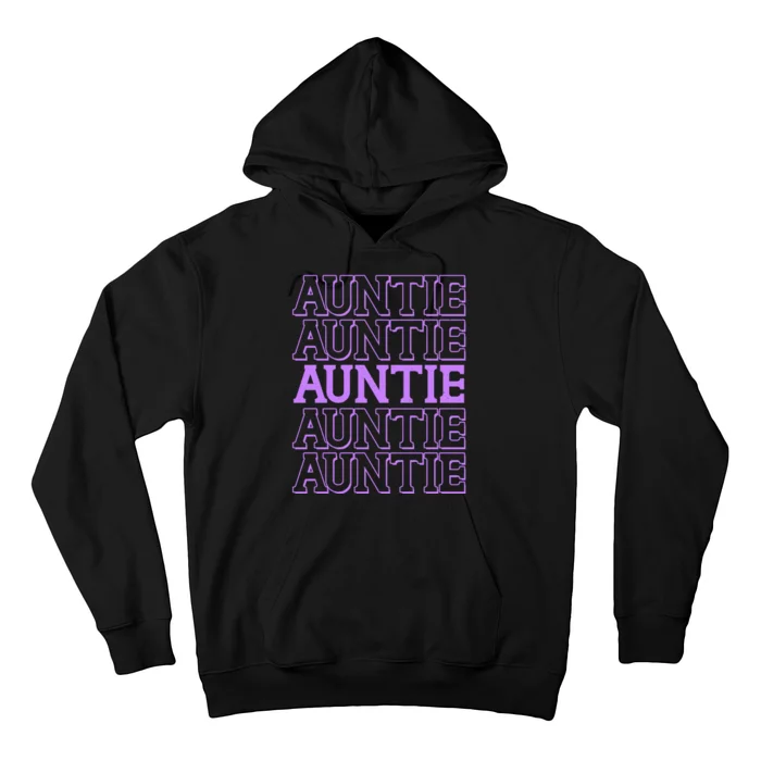 Retro Auntie Pattern Hoodie