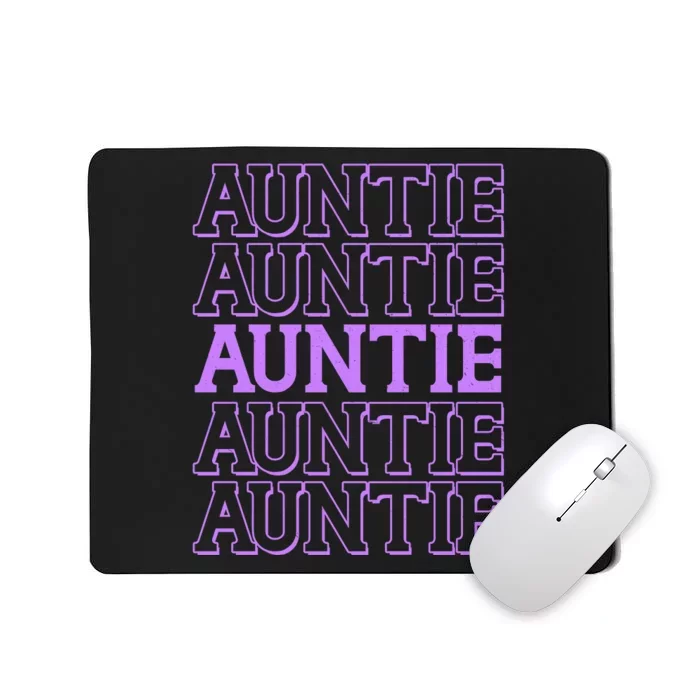 Retro Auntie Pattern Mousepad