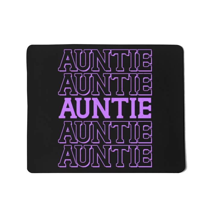 Retro Auntie Pattern Mousepad