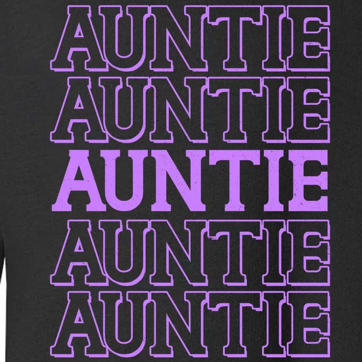 Retro Auntie Pattern Toddler Sweatshirt