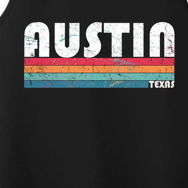 Retro Austin Texas Performance Tank