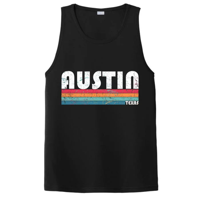 Retro Austin Texas Performance Tank