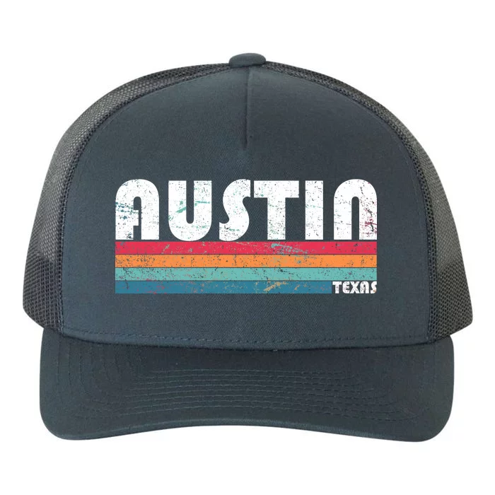 Retro Austin Texas Yupoong Adult 5-Panel Trucker Hat