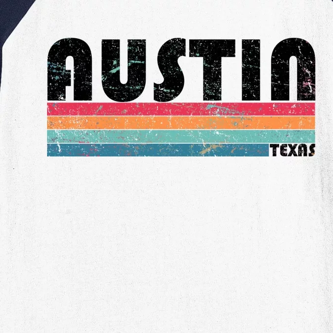 Retro Austin Texas Baseball Sleeve Shirt