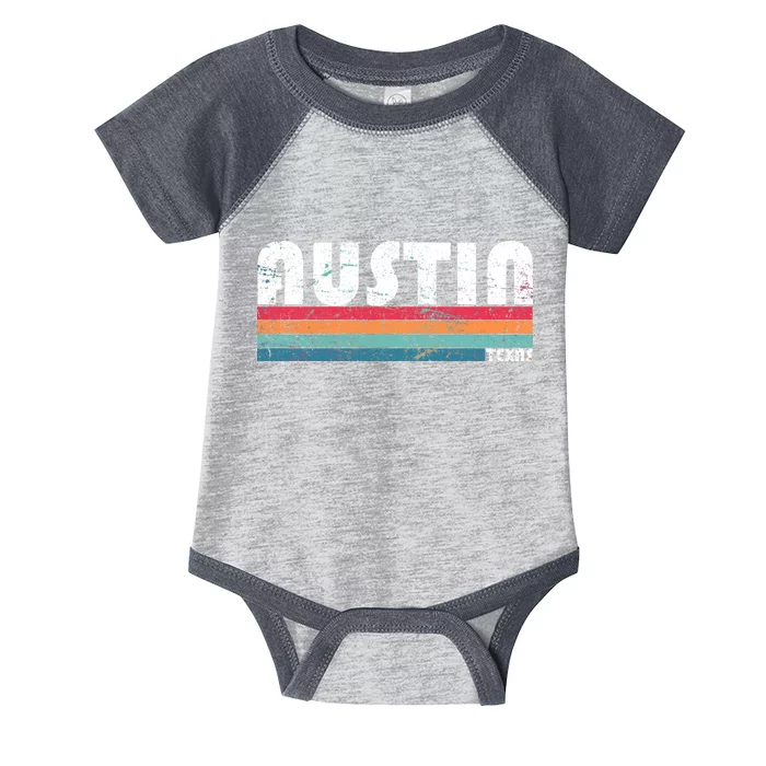 Retro Austin Texas Infant Baby Jersey Bodysuit