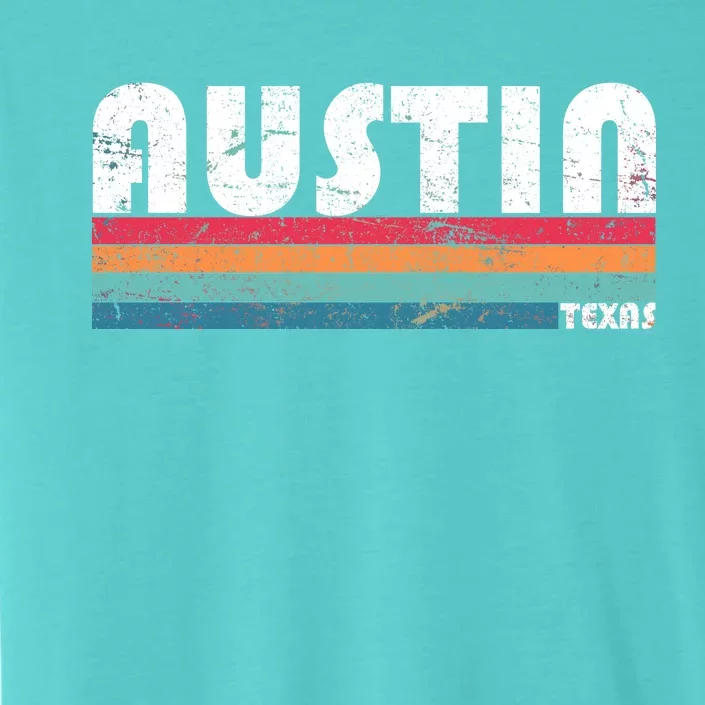 Retro Austin Texas ChromaSoft Performance T-Shirt