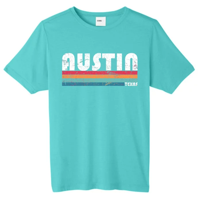 Retro Austin Texas ChromaSoft Performance T-Shirt