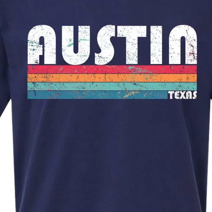 Retro Austin Texas Sueded Cloud Jersey T-Shirt