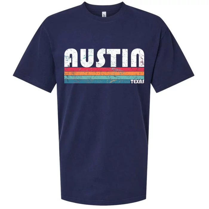 Retro Austin Texas Sueded Cloud Jersey T-Shirt