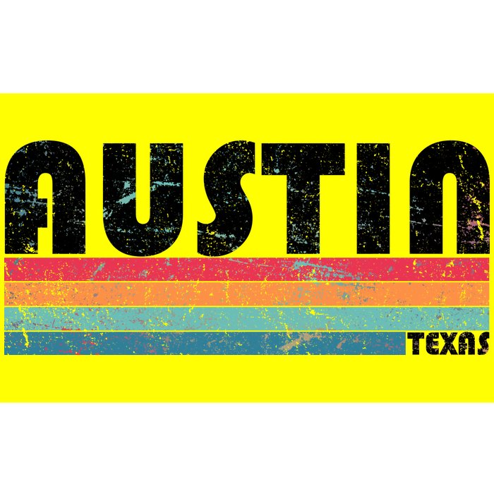 Retro Austin Texas Bumper Sticker