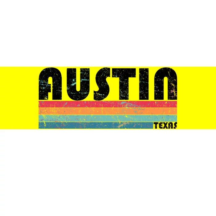 Retro Austin Texas Bumper Sticker