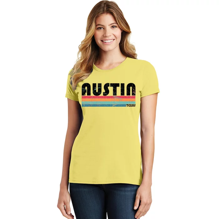 Retro Austin Texas Women's T-Shirt