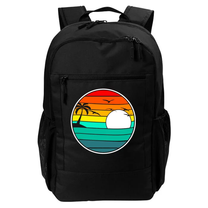 Retro Beach 80's Aesthetic Daily Commute Backpack