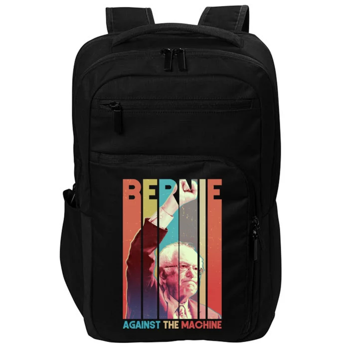 Retro Bernie Sanders Against The Machine Impact Tech Backpack