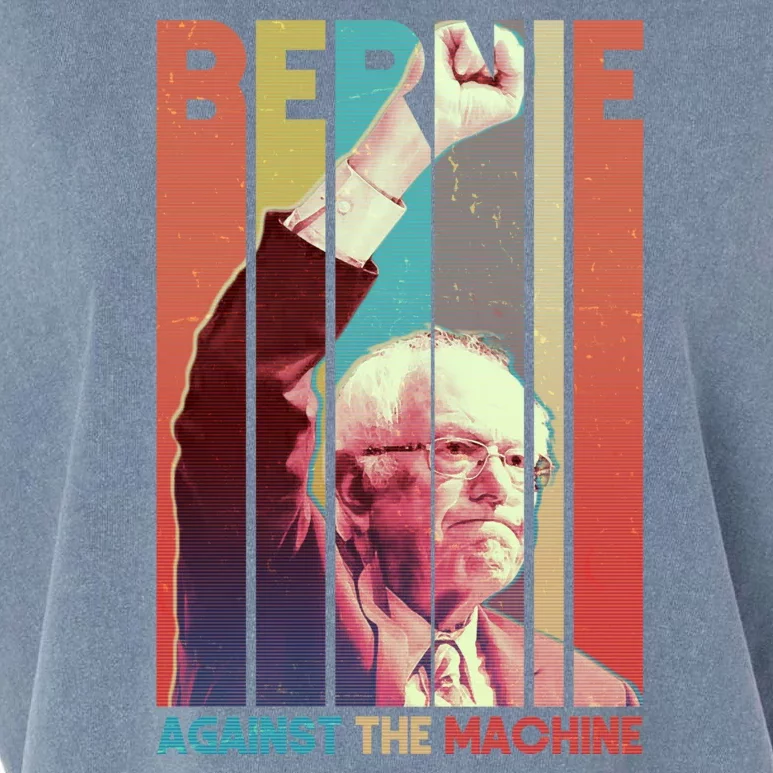 Retro Bernie Sanders Against The Machine Garment-Dyed Women's Muscle Tee