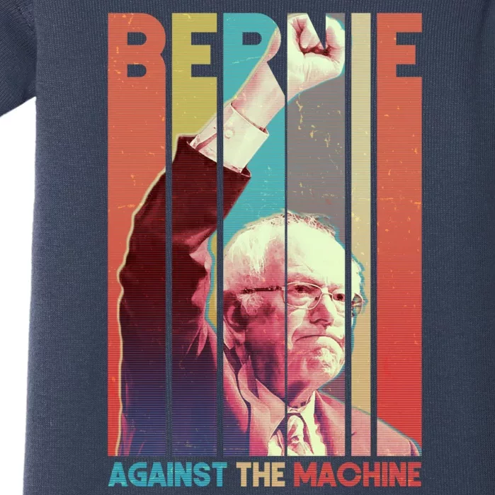 Retro Bernie Sanders Against The Machine Baby Bodysuit