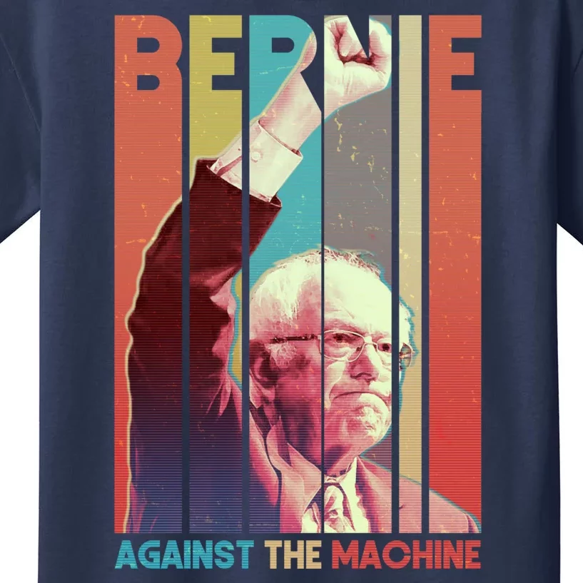 Retro Bernie Sanders Against The Machine Kids T-Shirt