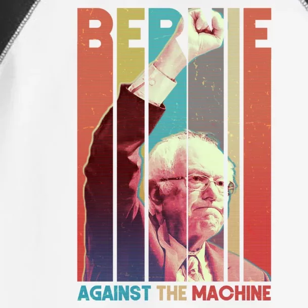 Retro Bernie Sanders Against The Machine Toddler Fine Jersey T-Shirt