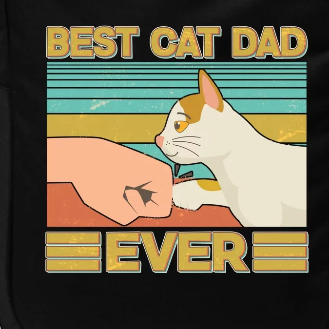 Retro Best Cat Dad Ever Impact Tech Backpack