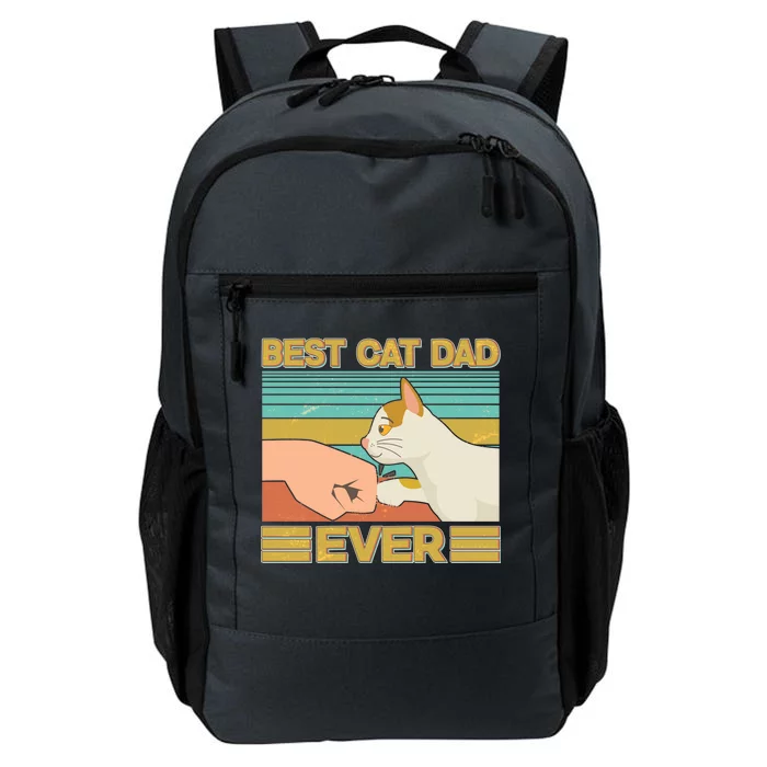 Retro Best Cat Dad Ever Daily Commute Backpack