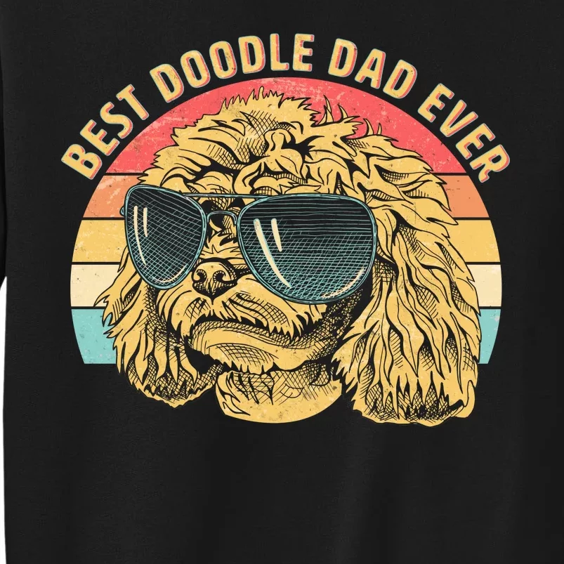 Retro Best Doodle Dad Ever Sweatshirt