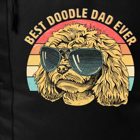 Retro Best Doodle Dad Ever Daily Commute Backpack