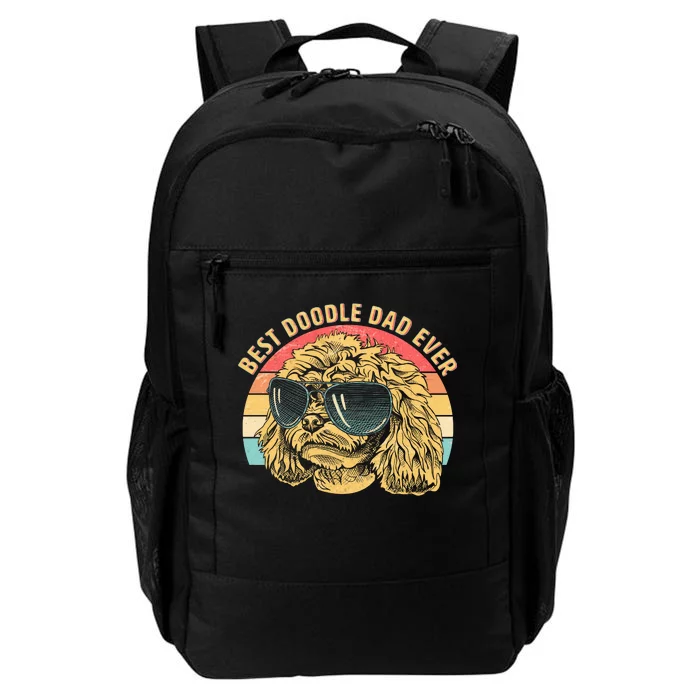 Retro Best Doodle Dad Ever Daily Commute Backpack