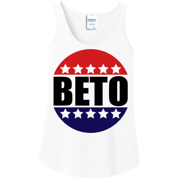 Retro Beto For Texas Senate Election Ladies Essential Tank