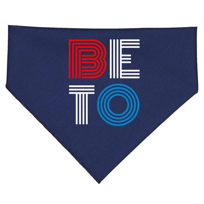 Retro BETO Logo USA-Made Doggie Bandana