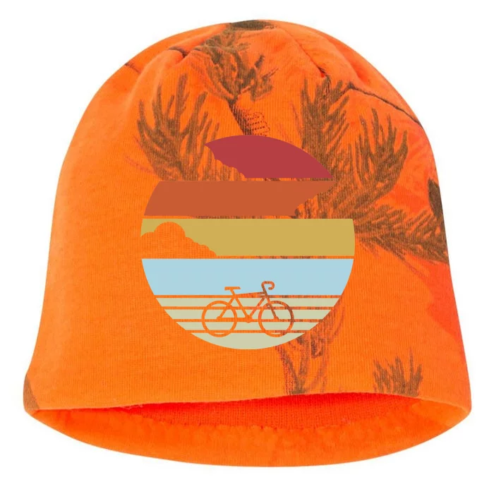 Retro Bicycle Sunset Vintage Kati - Camo Knit Beanie