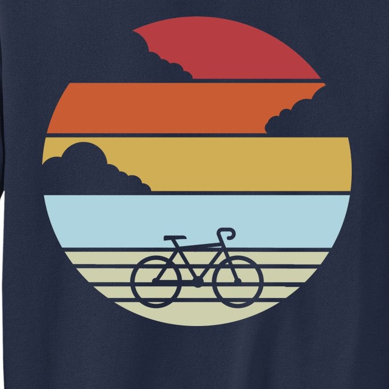 Retro Bicycle Sunset Vintage Sweatshirt