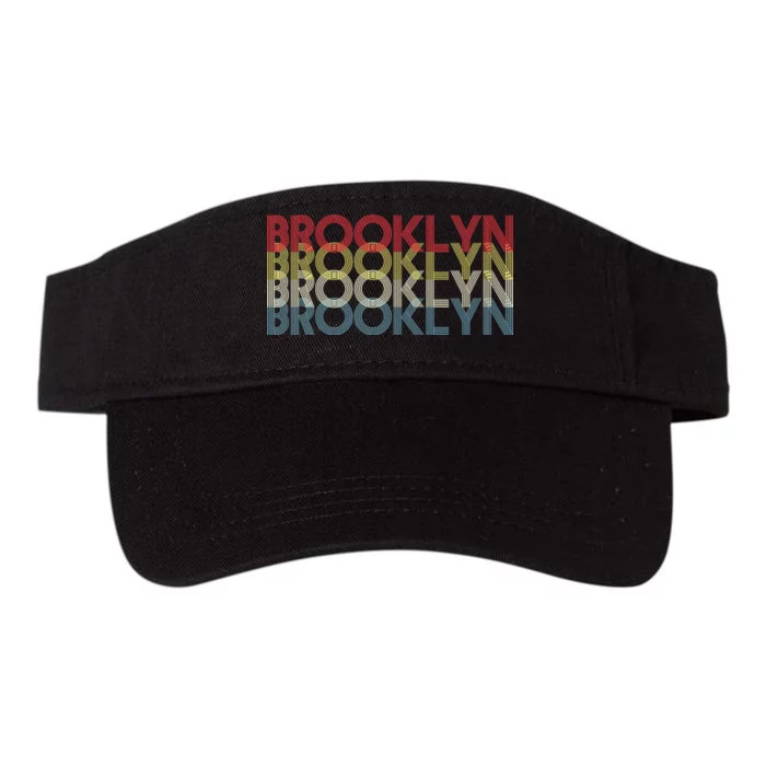 Retro Brooklyn Logo Valucap Bio-Washed Visor