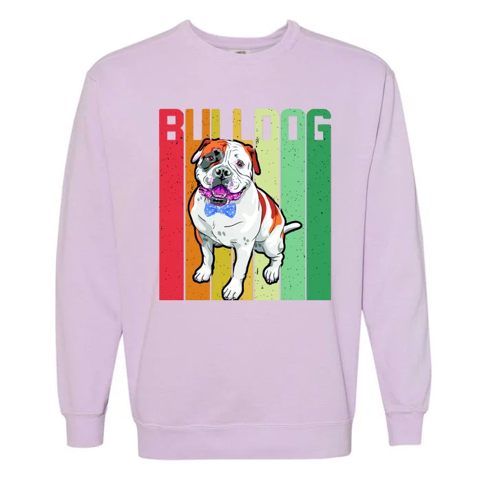 Retro Bulldog Garment-Dyed Sweatshirt