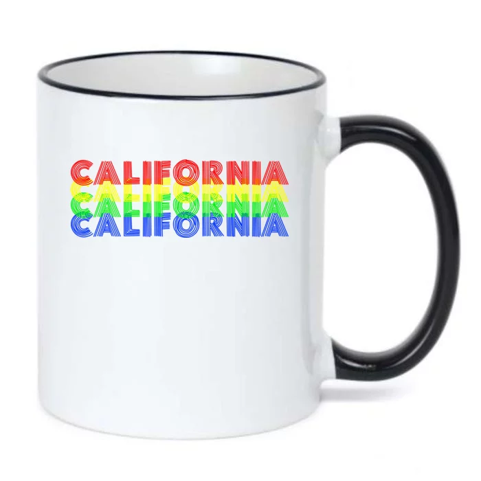 Retro California Black Color Changing Mug