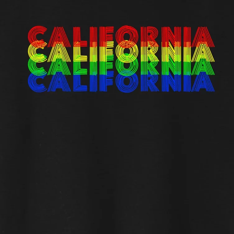 Retro California Women's Crop Top Tee