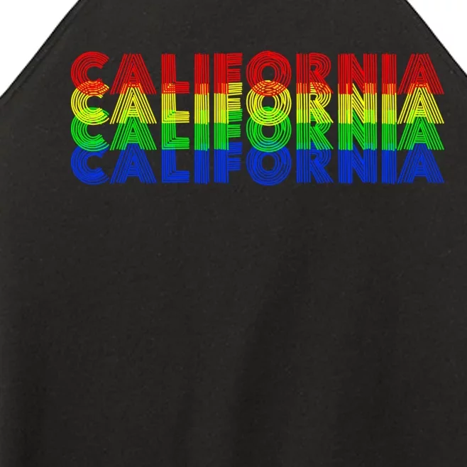 Retro California Women’s Perfect Tri Rocker Tank