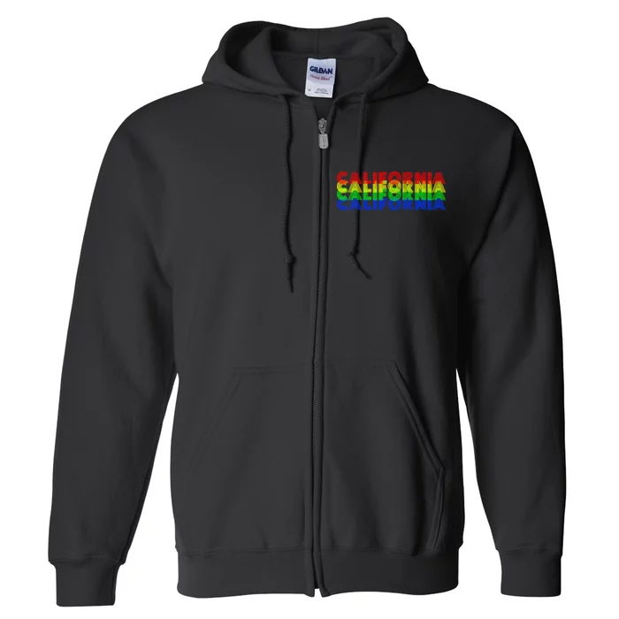 Retro California Full Zip Hoodie