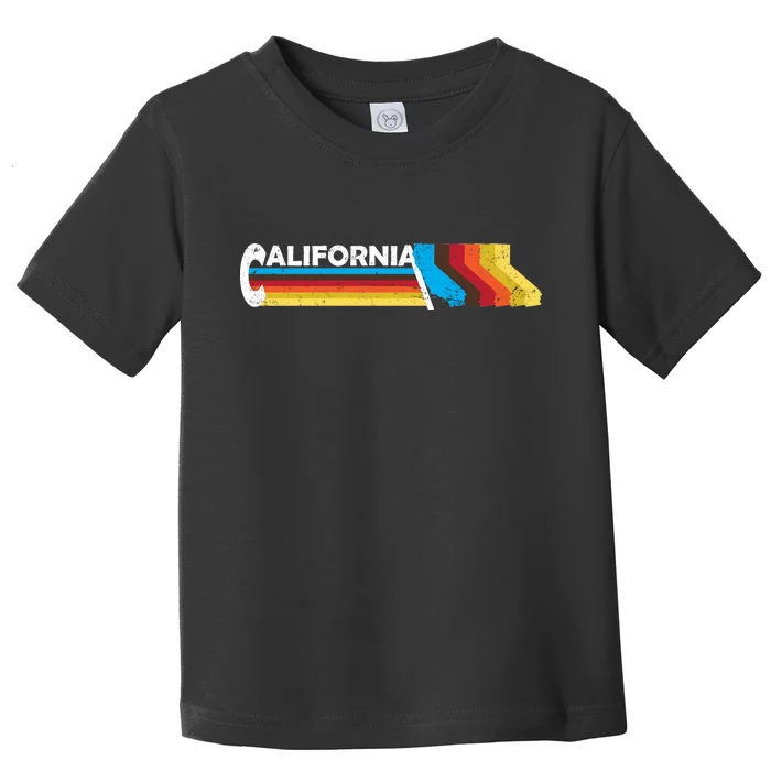 Retro California Colorful Logo Toddler T-Shirt